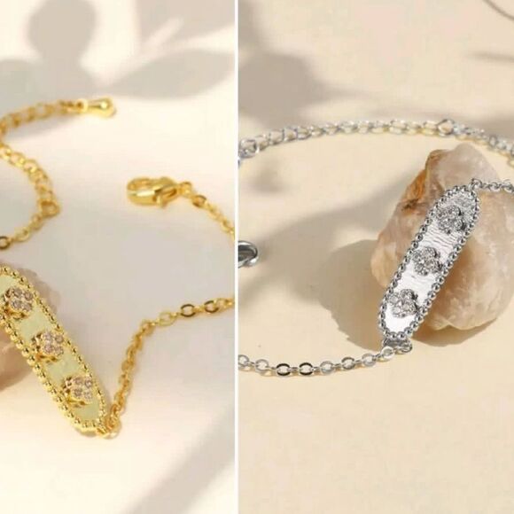 Elegant Silver Women Bracelet A635 - Picture 2 of 3